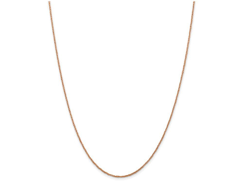 FJC Finejewelers 20 Inch 14k Rose Gold 1.1mm Ropa Chain Necklace RSC2720P