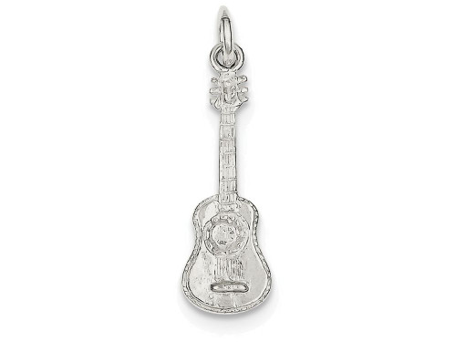 Finejewelers Sterling Silver Guitar Charm