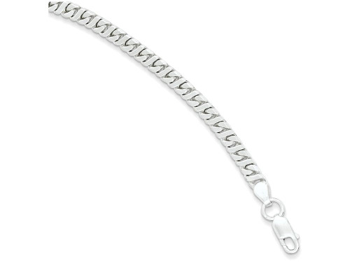 FJC Finejewelers Sterling Silver 4.25mm Fancy Flat Link Bracelet QG1141T