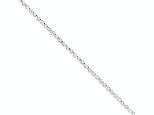 FJC Finejewelers 16 Inch Sterling Silver 3mm Rolo Chain Necklace QFC105T