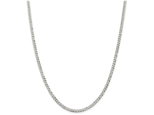FJC Finejewelers 16 Inch Sterling Silver 3.2mm Beveled Curb Chain Necklace QFB080T
