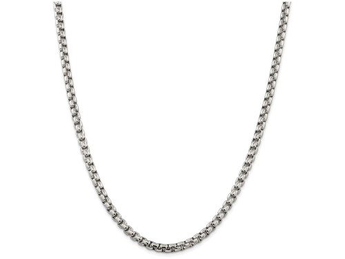 FJC Finejewelers 18 Inch Sterling Silver 5.20mm Round Box Chain Necklace QFC127T