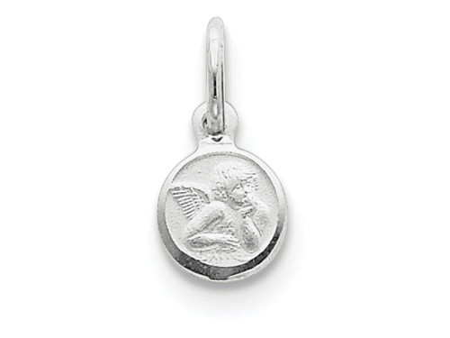 FJC Finejewelers Sterling Silver Satin Angel Charm QC641T