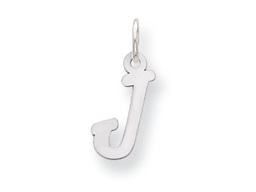FJC Finejewelers Sterling Silver Small Initial J Charm QC5092JT