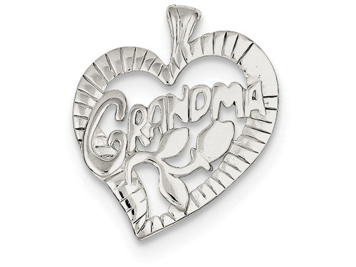 FJC Finejewelers Sterling Silver Grandma Charm QC1589T