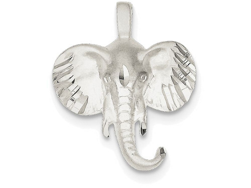FJC Finejewelers Sterling Silver Elephant Head Charm QC1769T