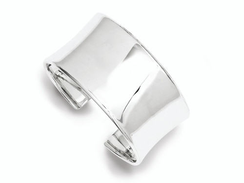 FJC Finejewelers Sterling Silver 30mm Cuff Bangle Bracelet QB336T