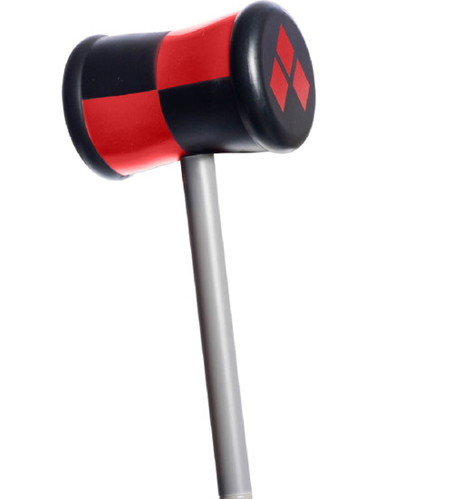 Red and Black DC Superhero Girls Harley Quinn Mallet