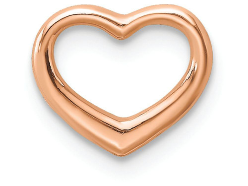 FJC Finejewelers 14k Rose Gold Mini Floating Heart Back Charm K7108RP