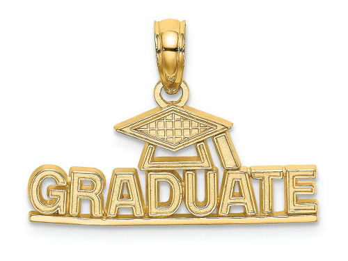 FJC Finejewelers 14k Yellow Gold Graduate Under Cap~ Graduation Charm K8814A