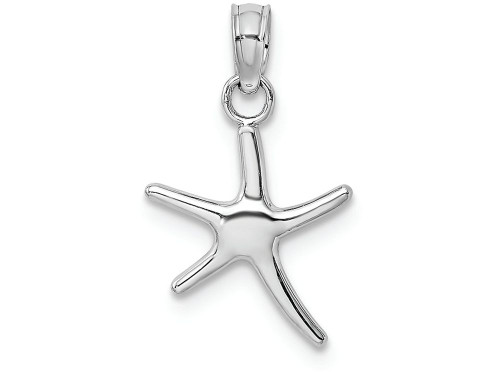 FJC Finejewelers 14k White Gold White Mini Dancing Starfish with Bail Charm K7660WB