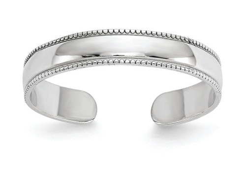 FJC Finejewelers 14k White Gold Polished Toe-Ring 3mm wide K5111B