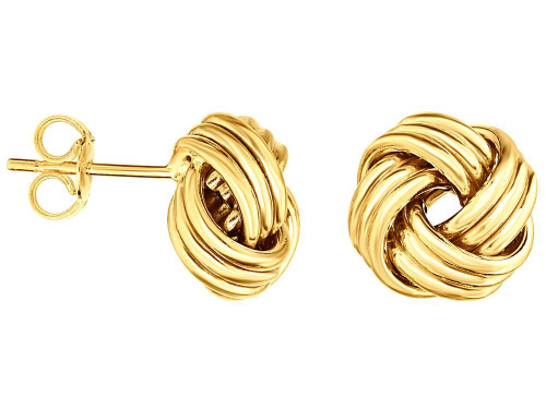 Finejewelers 14 Kt Yellow Gold Round Love Knot Earring 470743A