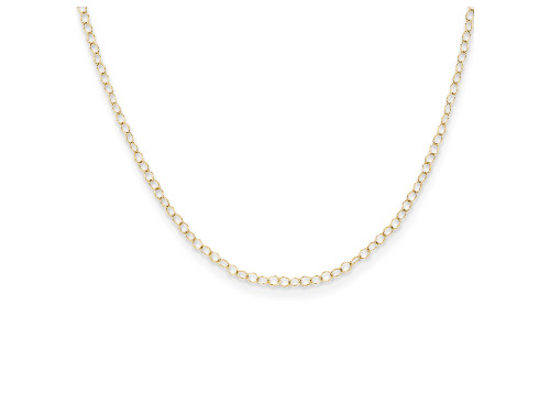 FJC Finejewelers 15 Inch 14k Yellow Gold Madi K Children Cable Chain GK31315A