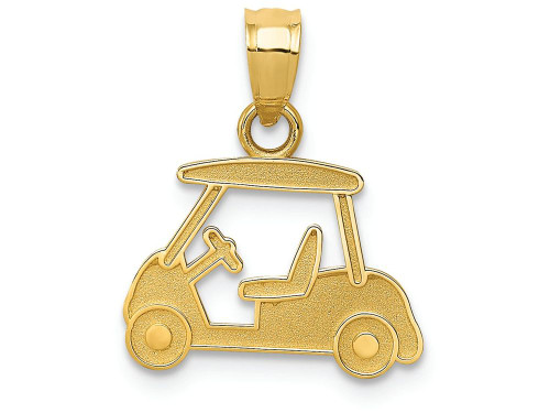 FJC Finejewelers 14k Yellow Gold Golf Cart Charm D3359A