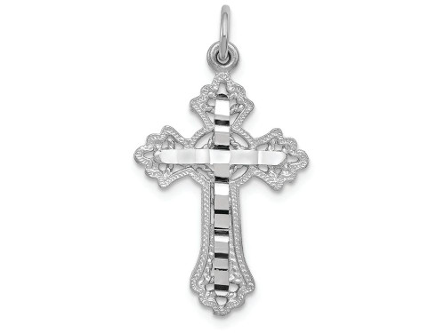 Finejewelers 14k White Gold Cross Charm - CH137B