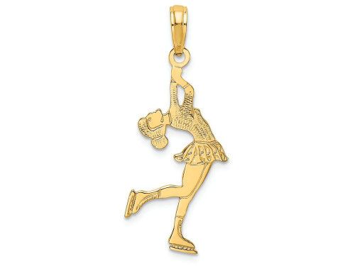 Finejewelers 14k Yellow Gold Ice Skater Turning Charm