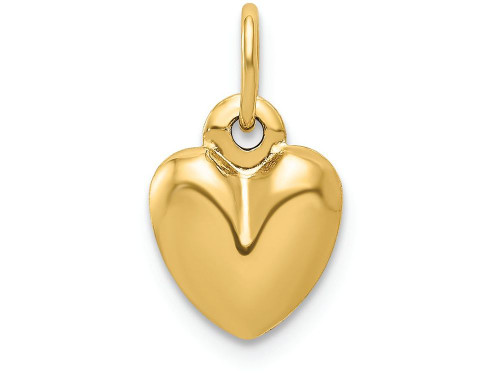 FJC Finejewelers 14k Yellow Gold Puffed Heart Charm C2904A