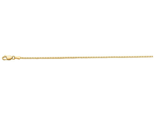 Finejewelers 10 Kt Yellow Gold 10k 18 Inch 1.2mm Bright Cut Octagon Box Chain Necklace with Lobster Clasp 470208W