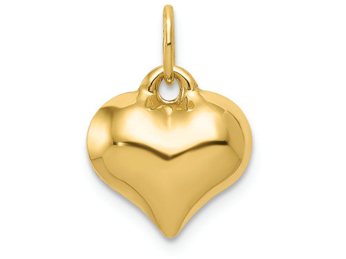 FJC Finejewelers 14k Yellow Gold Puffed Heart Charm C2907A