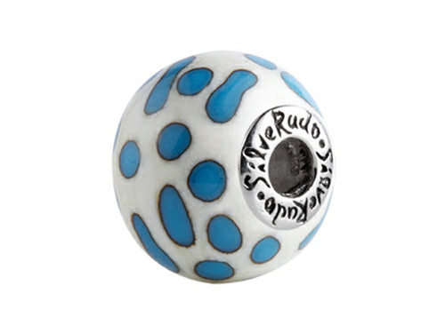 SilveRado Murano Glass Focal Wind Dance Bead / Charm SF10LFT