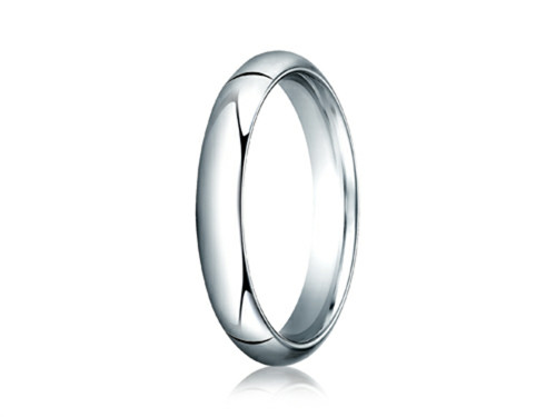 Finejewelers Platinum 4mm Slightly Domed Standard Comfort-fit Ring PTCF140P - PTCF140PO10