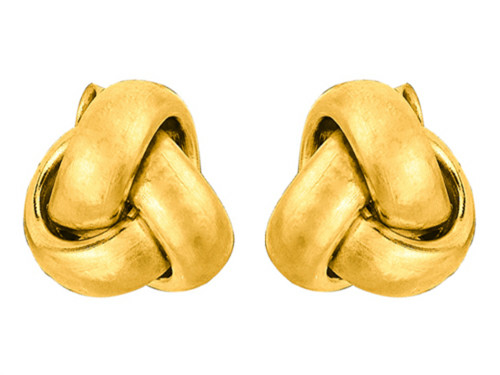 Finejewelers 14k Yellow Gold Small Love Knot Earrings 6.5mm 460362A