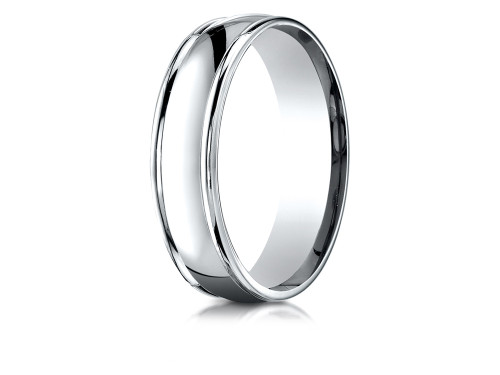 Finejewelers 18k Gold 6mm Comfort-fit High Polish Finish Round Edge Design Band - RECF7620018KD105