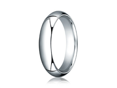Finejewelers Platinum 5mm Slightly Domed Standard Comfort-fit Ring PTCF150P - PTCF150PO6
