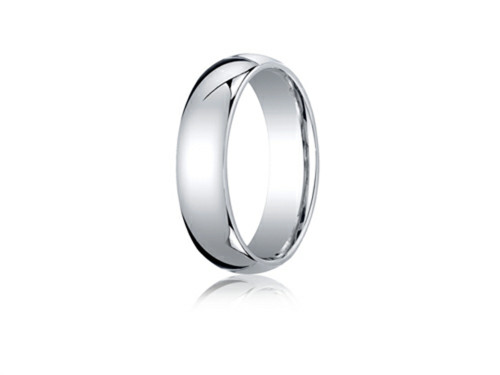 Finejewelers 18k Gold 6mm Slightly Domed Standard Comfort-fit Ring - LCF16018KD95