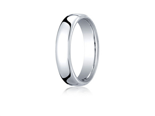 Finejewelers 18k White Gold 5.5mm European Comfort-fit Ring - EUCF15518KD115