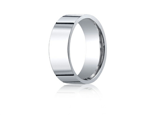 Finejewelers 18k Gold 8.0mm Flat Comfort-fit Ring - CF28018KD65