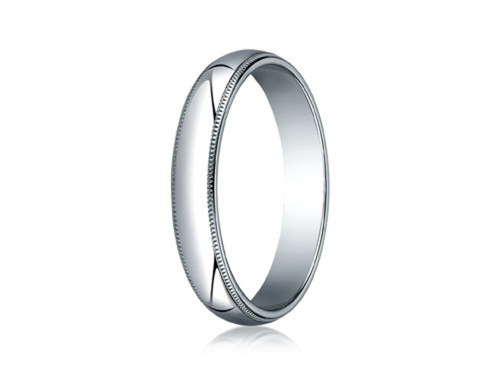 Finejewelers 18k Gold 4.0mm Traditional Dome Oval Ring with Milgrain - 34018KD55