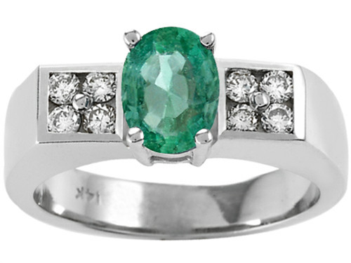 Tommaso Design Genuine Emerald Ring - 23009B65
