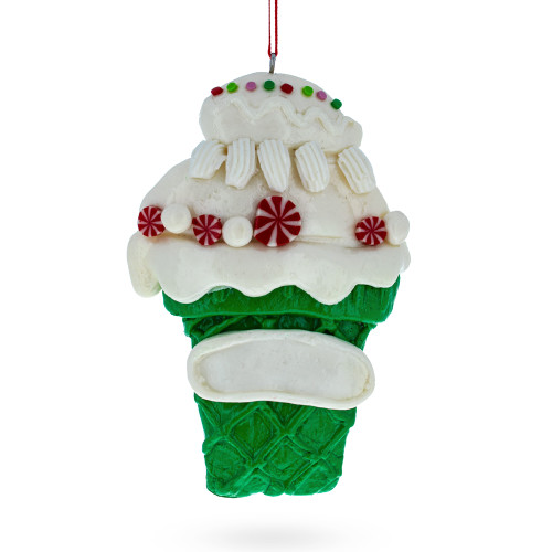 Ice Cream Clay-dough Christmas Ornament