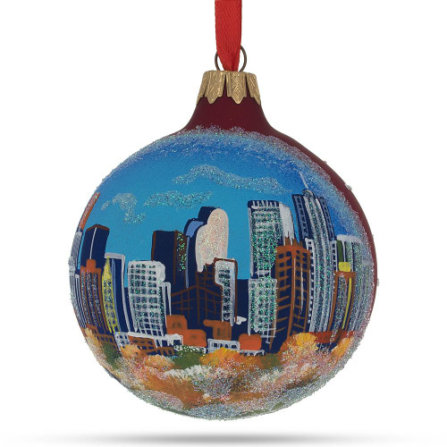 Denver, Colorado Glass Ball Christmas Ornament