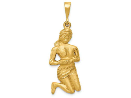 FJC Finejewelers 14k Yellow Gold Virgo Zodiac Charm C469A