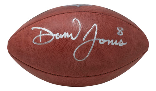 Daniel Jones Signed New York Giants Wilson The Duke NFL Football JSA ITP