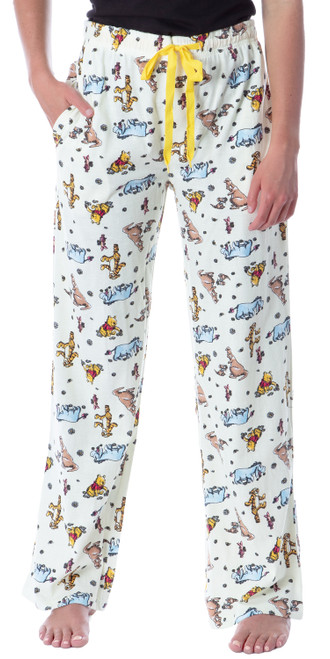 Disney Winnie The Pooh Women's Classic Character Art Loungewear Pajama Pants - 194173054554
