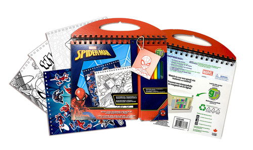 ECO-Coloring Pencils and Activity Pad - Marvel Spider-Man