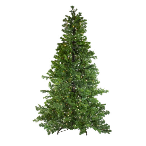 Real Touch™? Pre-Lit Green Mountain Pine Artificial Christmas Tree - 7.5' - Dual Color LED Lights
