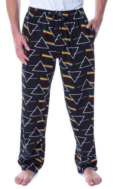 Pink Floyd Pajama Pants Adult Dark Side of the Moon Prism Sleep Lounge Pants - 194173049802