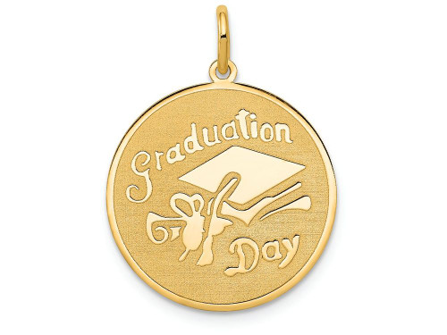 Finejewelers 14k Yellow Gold Graduation Day Disc Charm