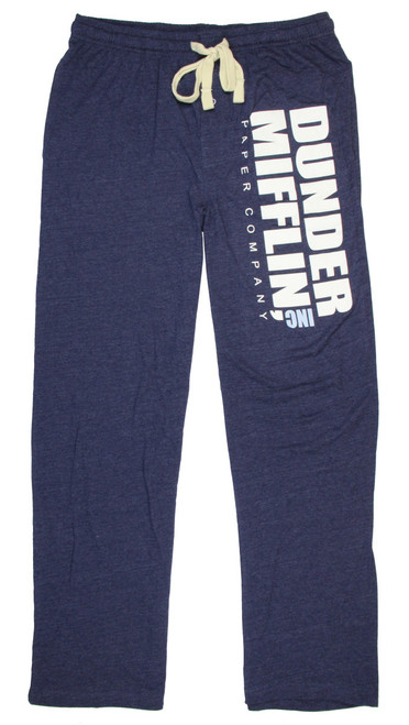 The Office Men's Dunder Mifflin INC Paper Company Logo Lounge Pants - 843437192708