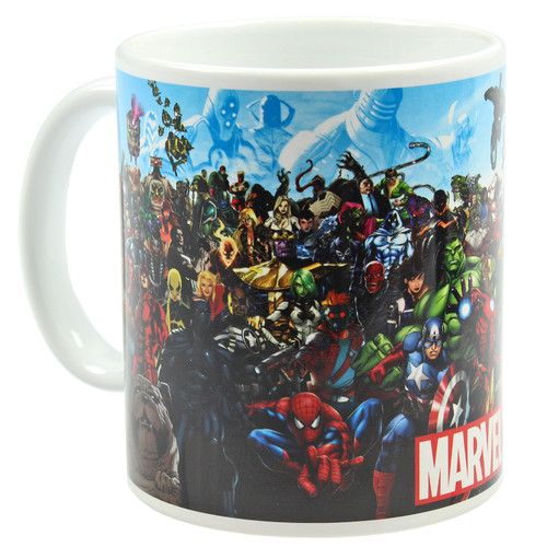 Marvel Superheroes and Villains Ceramic Coffee Mug 11 oz. Beverage Cup - 843437147814-FBA
