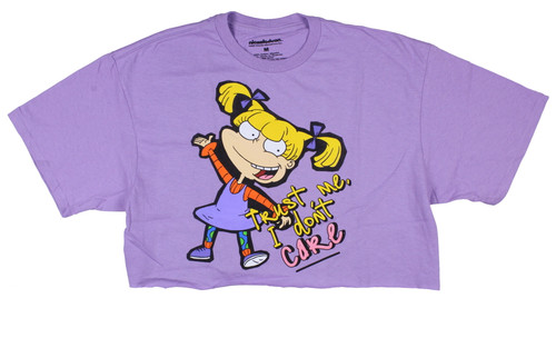 Nickelodeon Rugrats Junior's Trust Me Boyfriend Style Crop T-Shirt - 840161448903