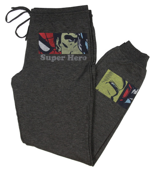 Marvel Junior's Super Hero Lounge Jogger Pants - 840161428172