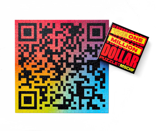 The 1 Million Dollar Puzzle by MSCHF, 500 piece Jigsaw Puzzle