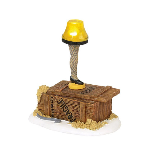 Department 56 A Christmas Story Village Lit Leg Lamp Figurine #4057258