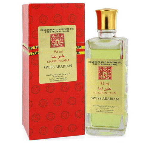 Khairun Lana by Swiss Arabian Concentrated Perfume Oil Free From Alcohol (Unisex) 3.2 oz